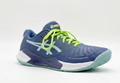 Asics Gel Challenger 14 Padel Navy Blue Green Shoes