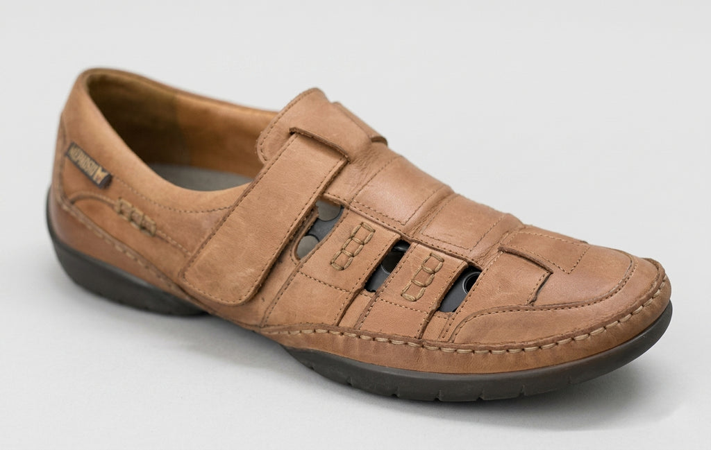 Mephisto Baldy Brown Leather Sandals