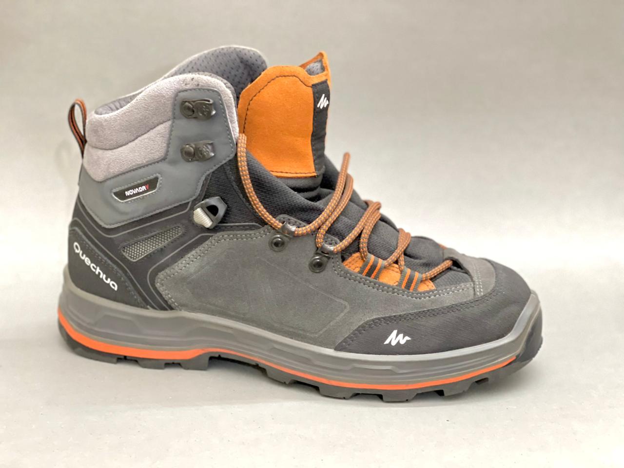 Quechua MT100 Men's Waterproof Leather Trekking Boot