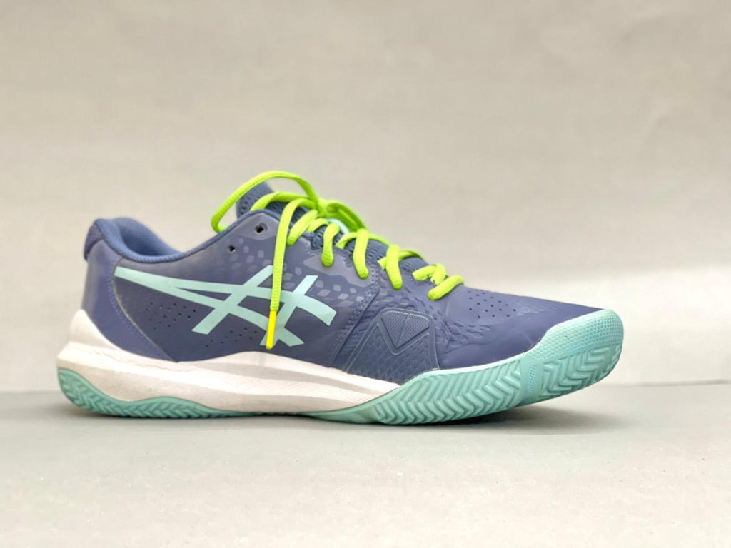 Asics Gel Challenger 14 Padel Navy Blue Green Shoes