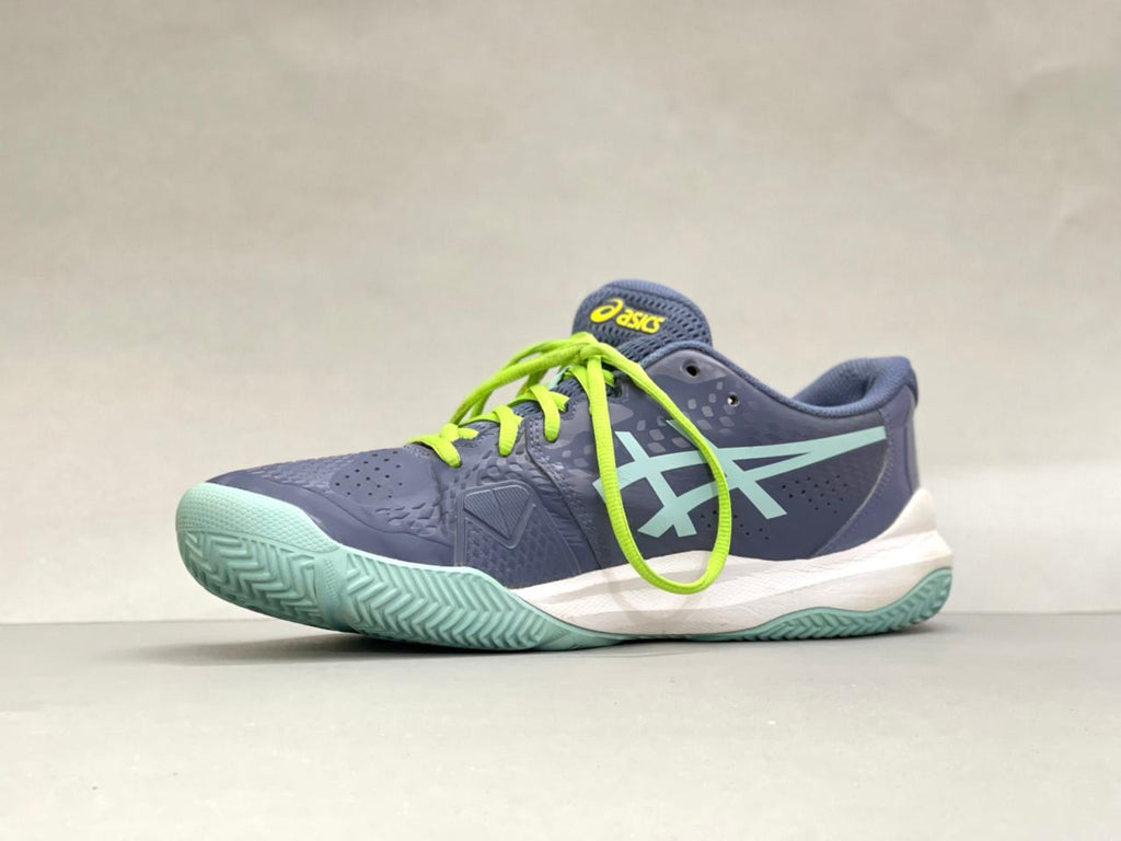 Asics Gel Challenger 14 Padel Navy Blue Green Shoes