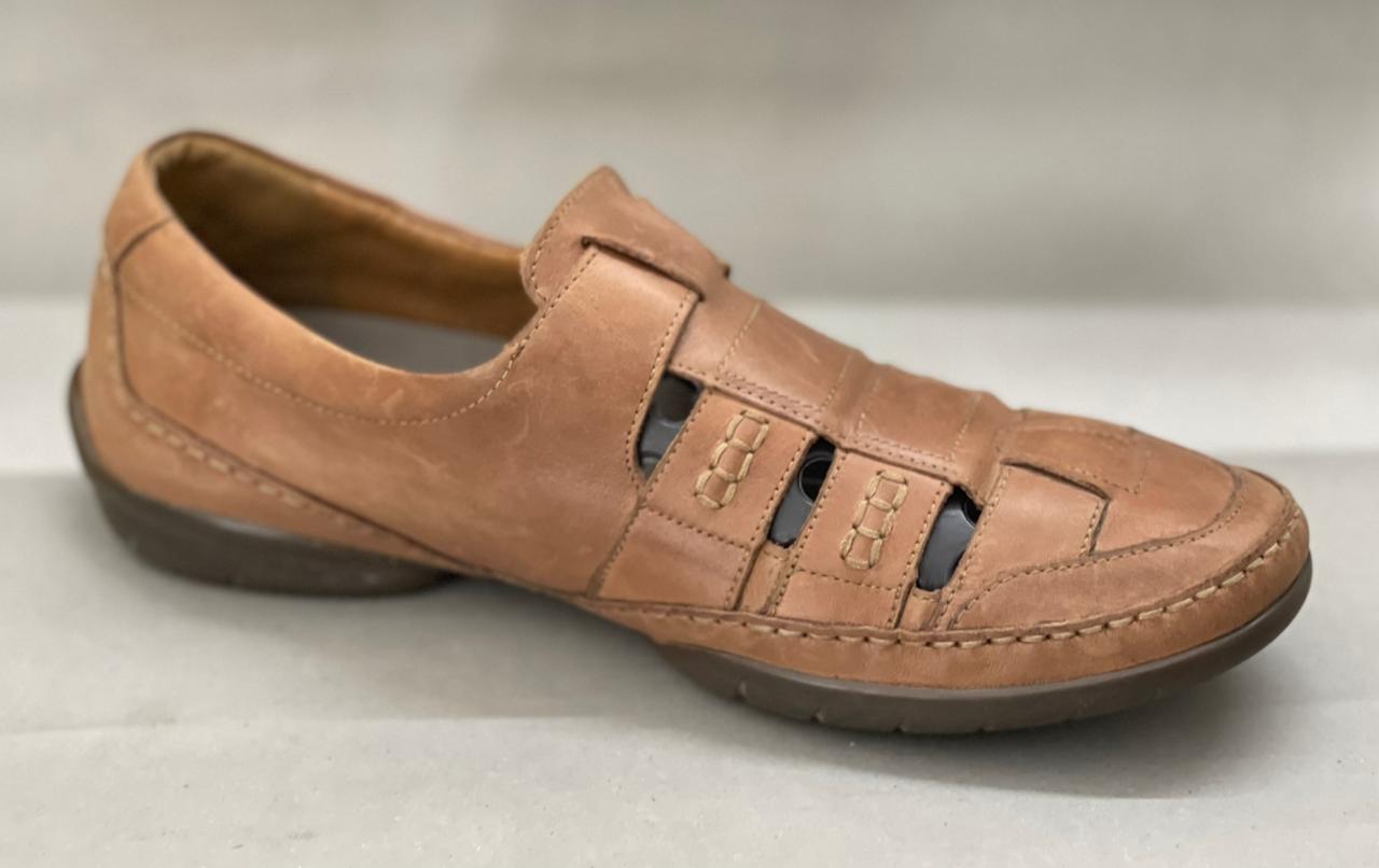 Mephisto Baldy Brown Leather Sandals