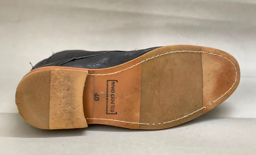 Men's Dune Leather Boots With Side Zip